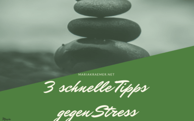 3 schnelle Tipps gegen Stress
